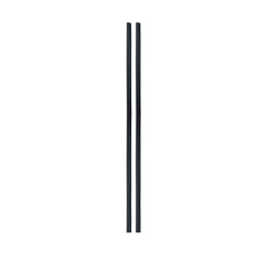 Strisce protettive per bordi porta LAMPA Contour, 2 pezzi, nere.
