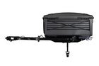 Towbox Camper Alpha LED nero (corto) - box portabagagli da gancio di traino