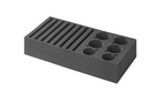 ProPlus 761472PMV02 Portapiatti da campeggio in schiuma per 8 piatti e 6 tazze