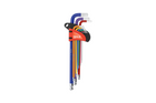 Set di nove chiavi a brugola YATO YT-05635, testa sferica, 1,5-10 mm