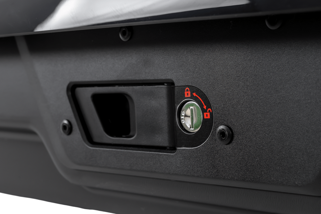 Box da tetto Inter Pack Monsun PRO L, nero metallizzato