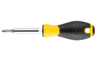 Cacciavite STANLEY a 6 vie con 3 inserti / 6 punte