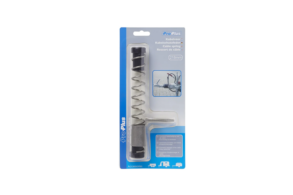 Molla guida cavi ProPlus 343014 per proteggere cavi e linee del rimorchio.