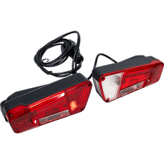 Luci a piattaforma per bicicletta Inter Pack New Spider con cablaggio