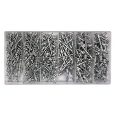 Set di rivetti ciechi YATO YT-36420, misure miste, 400 pezzi