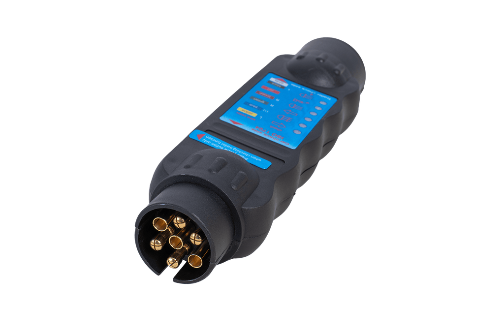 Tester per prese di corrente per rimorchi a 7 pin