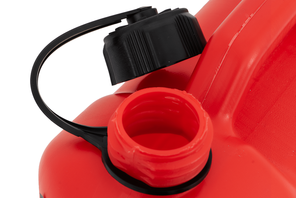 Tanica in plastica HERMON da 5 litri con imbuto, rossa
