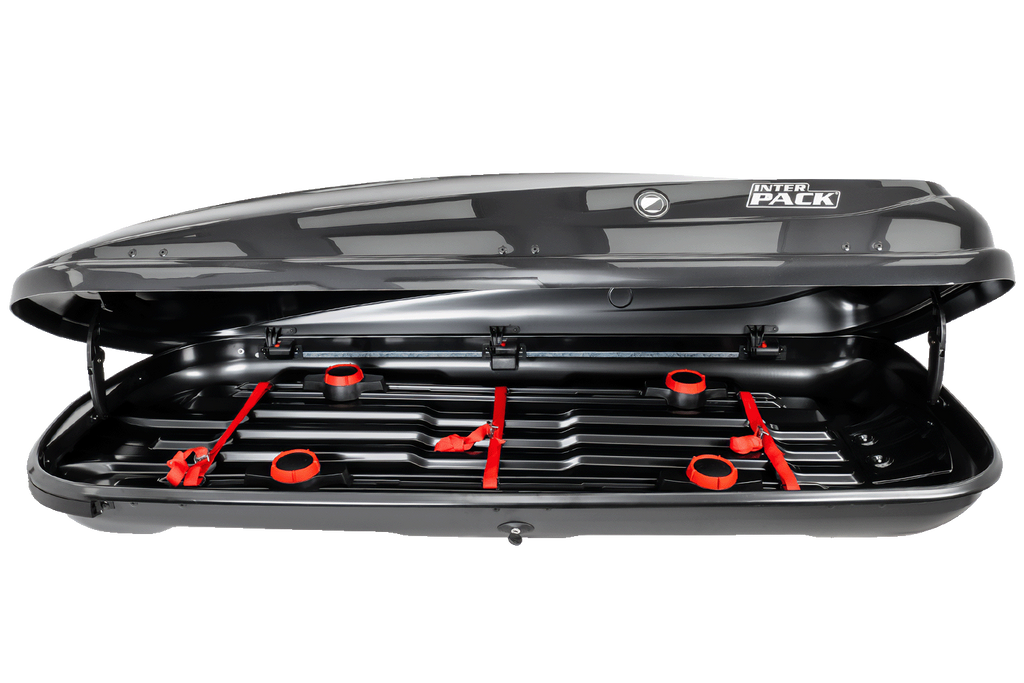 Box da tetto Inter Pack Zenith 6.6, nero metallizzato