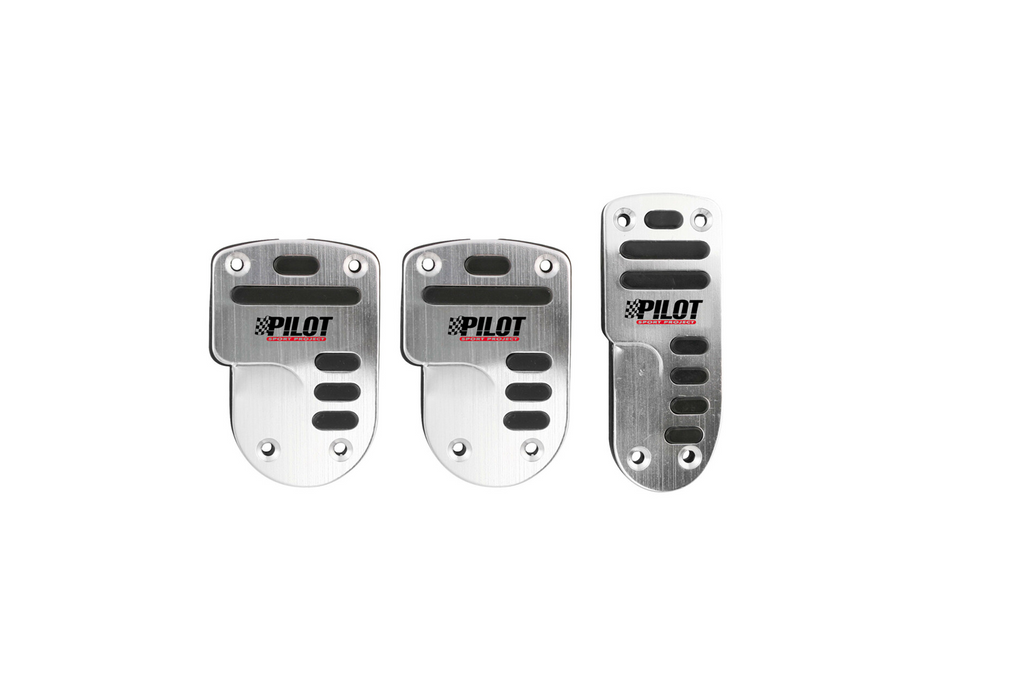 Copripedali in alluminio LAMPA RACE 1 PILOT con gomma antiscivolo