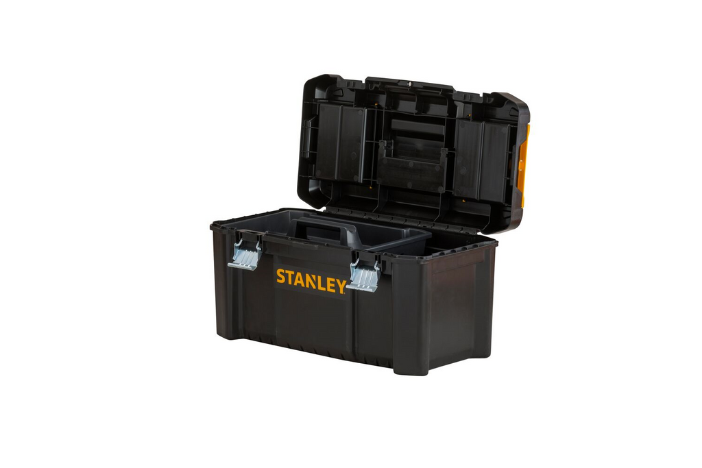 Cassetta portautensili STANLEY ESSENTIAL STST1-75521, dimensioni 480x250x250 mm, capacità 16,8 l.