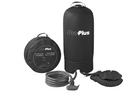Doccia portatile da viaggio ProPlus 770407, doccia mobile con pompa a pedale, 11 l