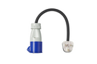 Adattatore con spina CEE e presa UK ProPlus 373522DE, cavo da 40 cm, 16 A, 230 V.