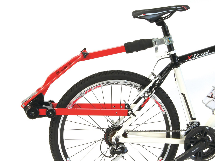Trail Angel - barra di traino per bicicletta da bambino - rossa