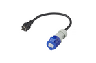 Adattatore con spina Schuko e presa CEE 16A 230V ProPlus 373526, cavo da 40 cm