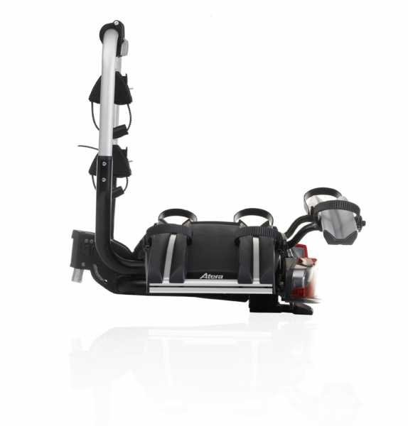 Piattaforma di traino Atera Genio Pro per 2 biciclette + adattatore per 3 biciclette