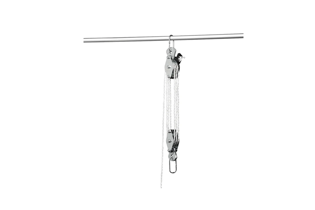 Verricello a cavo ProPlus 345007, puleggia da 20 m, portata 180 kg.