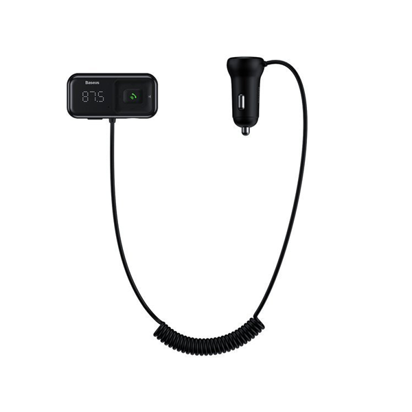 Trasmettitore FM BASEUS T tipo S-16 bluetooth 5.0 MP3 + caricabatterie da auto 2x USB