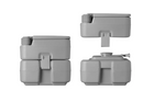 WC portatile da campeggio ProPlus 370415V01CR, grigio, 10L/20L