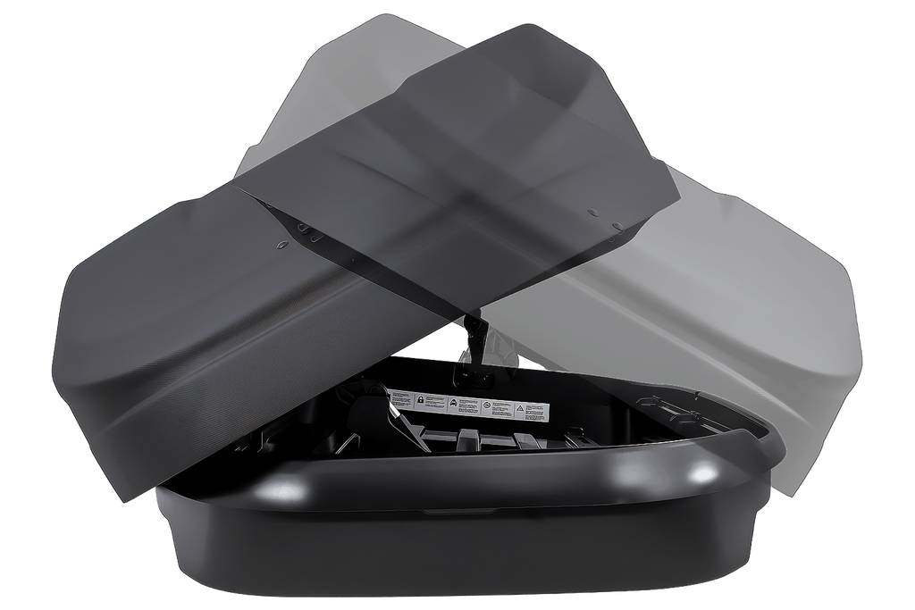 Box da tetto Inter Pack Monsun L, nero opaco