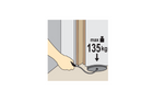 Set di tre cuscini di montaggio YATO YT-67385, portata 135 kg