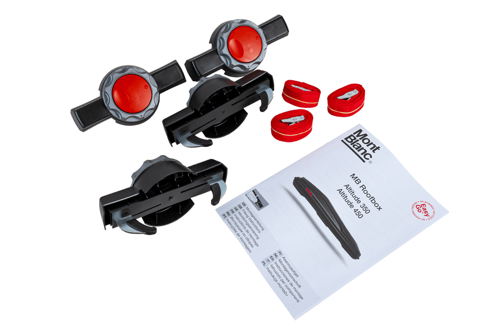Box da tetto Mont Blanc Altitude 350 nero metallizzato