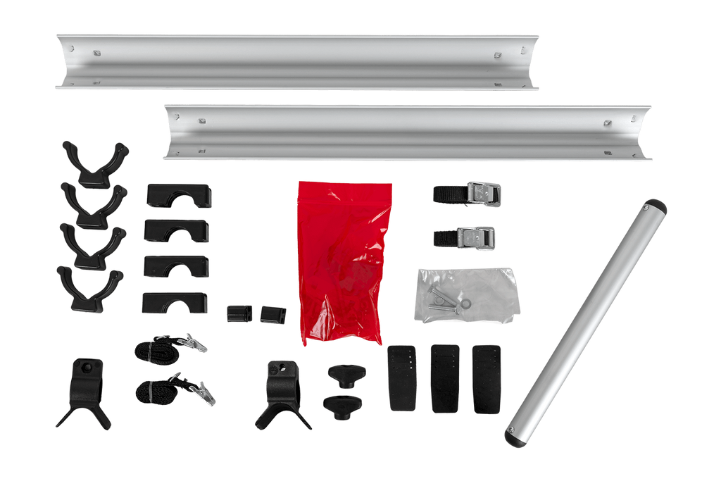 Piattaforma di traino Inter Pack Re-Cargo + adattatore per il trasporto di 3 biciclette