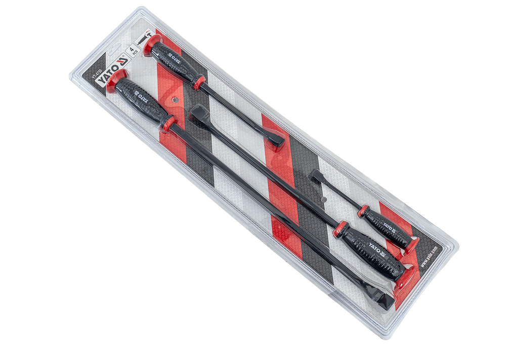 Leve di porco YATO YT-4730 con manico, set da 4 pezzi.