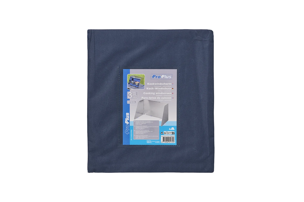 ProPlus 370340V03 Paravento pieghevole per fornelli da campeggio, bruciatori da 37-70 cm