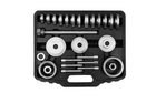 Kit di manutenzione cuscinetti e boccole YATO YT-25412, 31 pezzi.