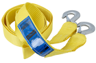 Fune di traino UNITRAILER con ganci, cinghia di traino 3m/50mm/3t gialla