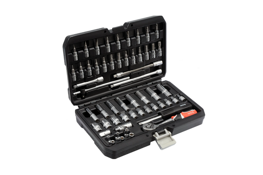 Set di utensili YATO YT-14501 da 1/4", 56 pezzi.