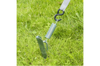 Set di due cinghie antivento ProPlus 361729 fissate a una guida per tendalino da 2x4,8 m.
