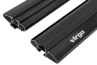 Portapacchi da tetto Inter Pack Virgo IR 110 (G2) con barre integrate (nero)