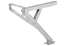ProPlus 361510V01 supporto angolare estensibile lato anteriore sinistro/posteriore destro del rimorchio 600 kg 460 mm