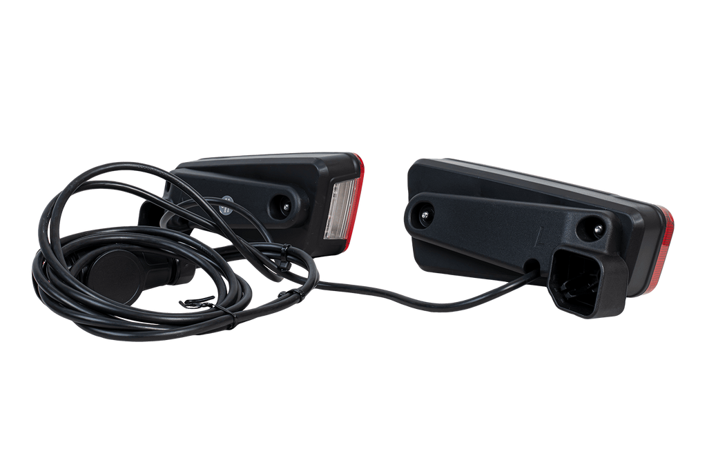 Luci a piattaforma per bicicletta Inter Pack New Spider con cablaggio