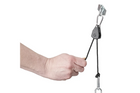 Set di due verricelli a fune metallica ProPlus 320054, paranco a fune con cricchetto, 2,5 m, 68 kg