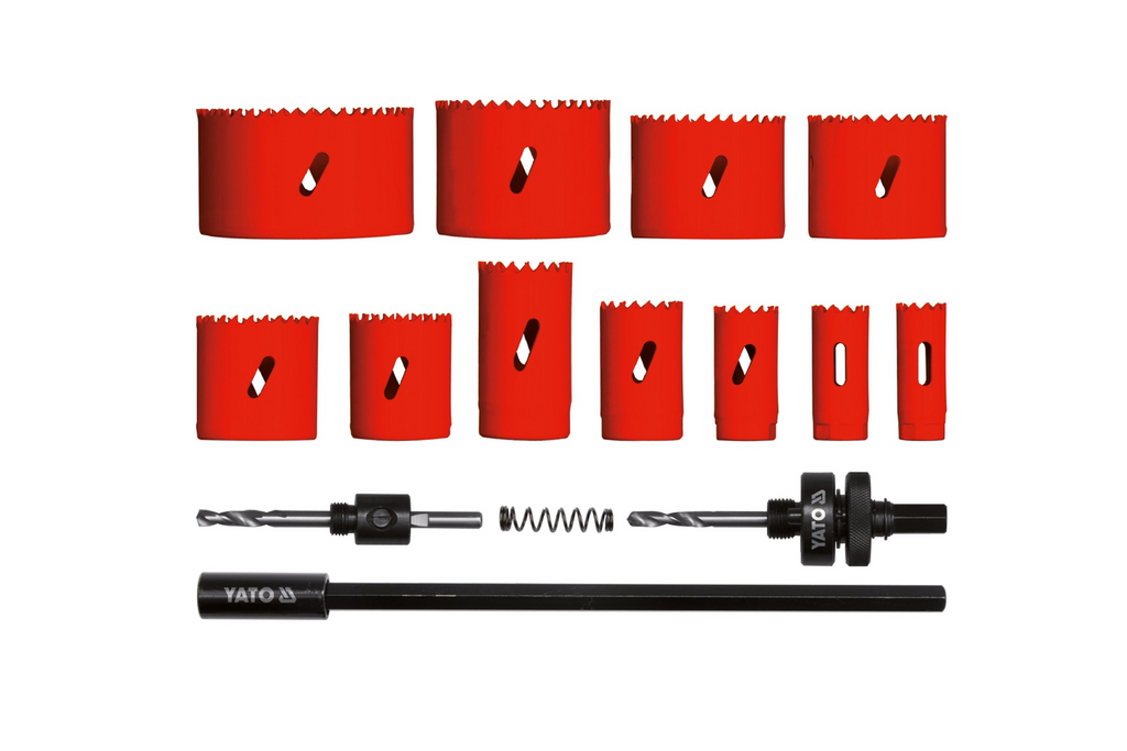 Set di seghe a tazza universali YATO YT-3381 da 19-76 mm, 15 pezzi
