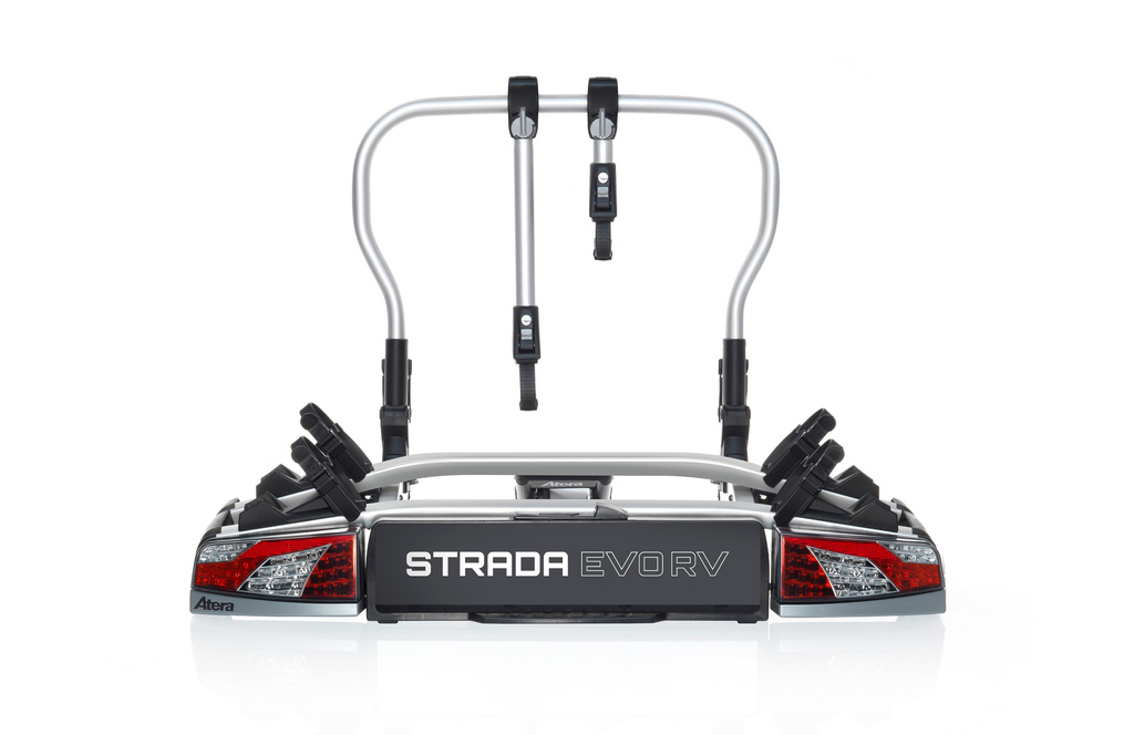 Atera Strada EVO RV 2 - portabici da gancio traino per 2 biciclette per camper (022 707)