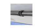 Set di otto clip di fissaggio per cavi ProPlus 366486, diametro 22-32 mm