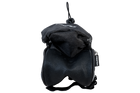 PROFEX 82318 Borsa sottosella lunga nera Lux con tasca portaborraccia