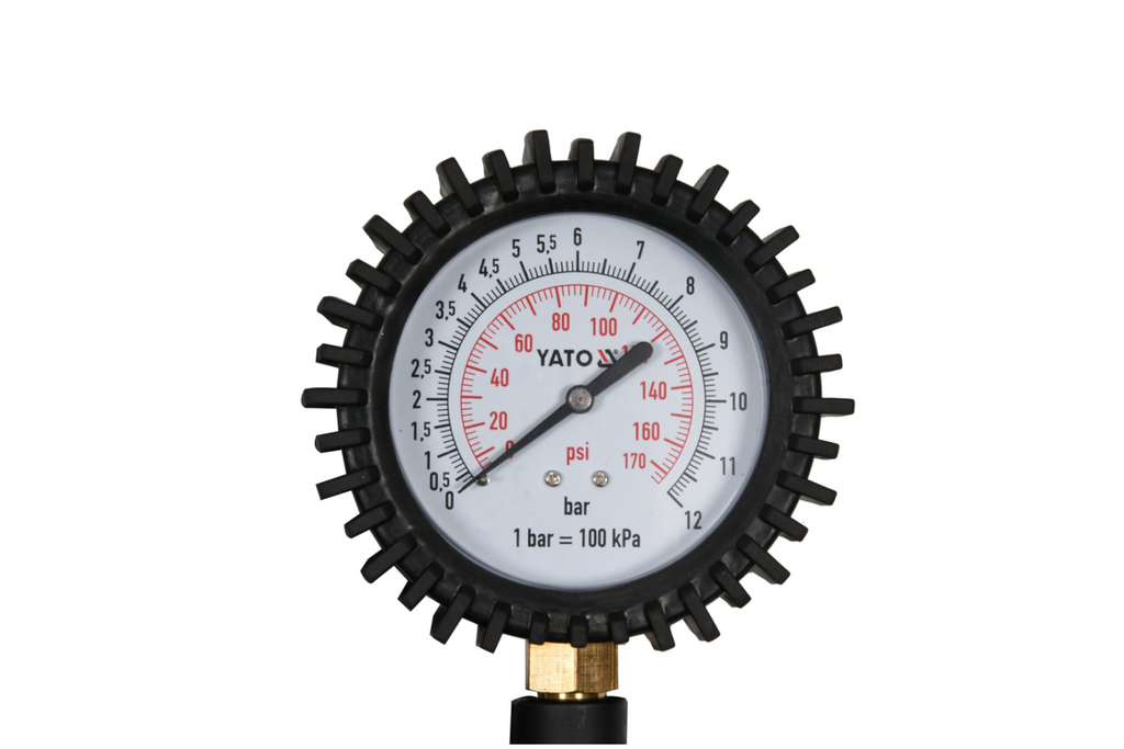 Gonfiatore per pneumatici YATO YT-23703 con manometro