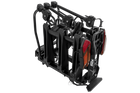 Inter Pack Velox 3 LED - portabici pieghevole da gancio di traino per 3 biciclette con luci a LED