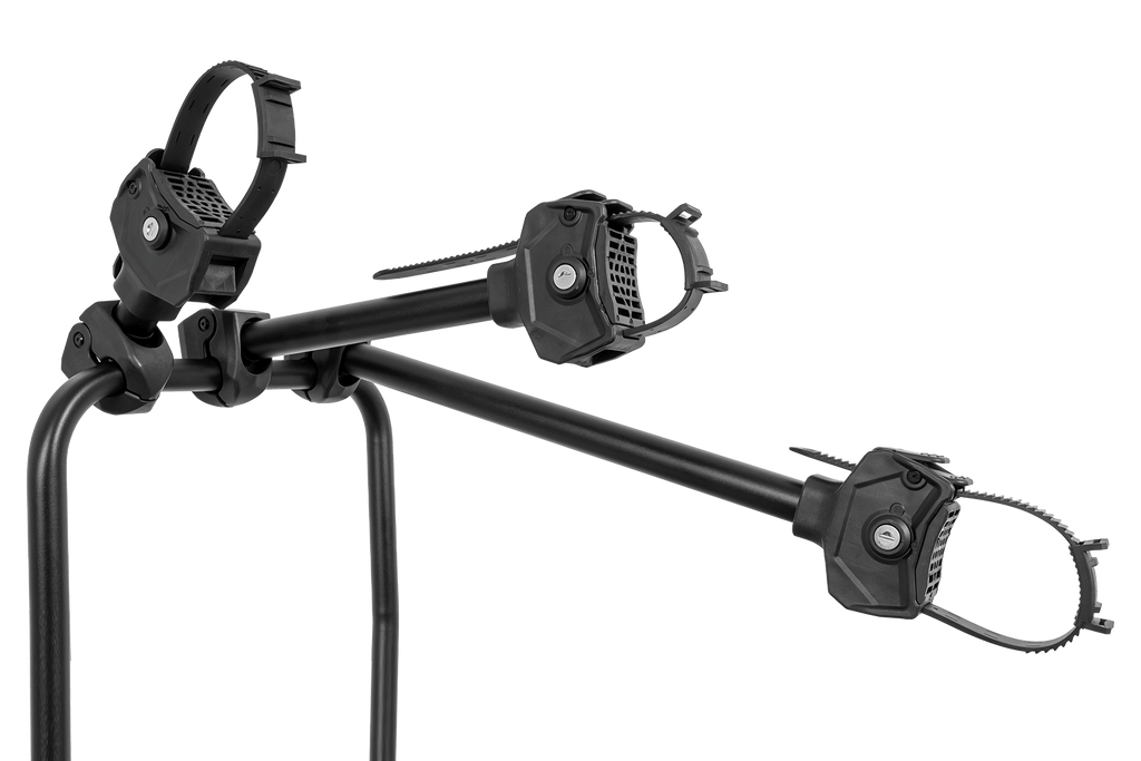 Inter Pack Velox 3 LED - portabici pieghevole da gancio di traino per 3 biciclette con luci a LED