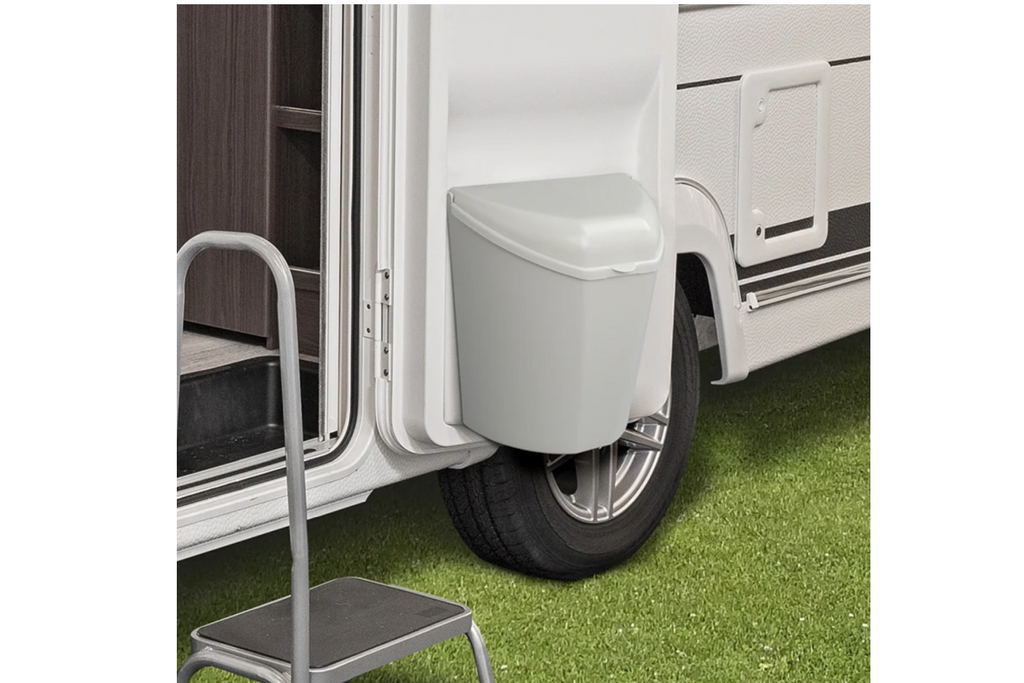 Pattumiera ProPlus 370402 con coperchio per roulotte e camper, 6 litri
