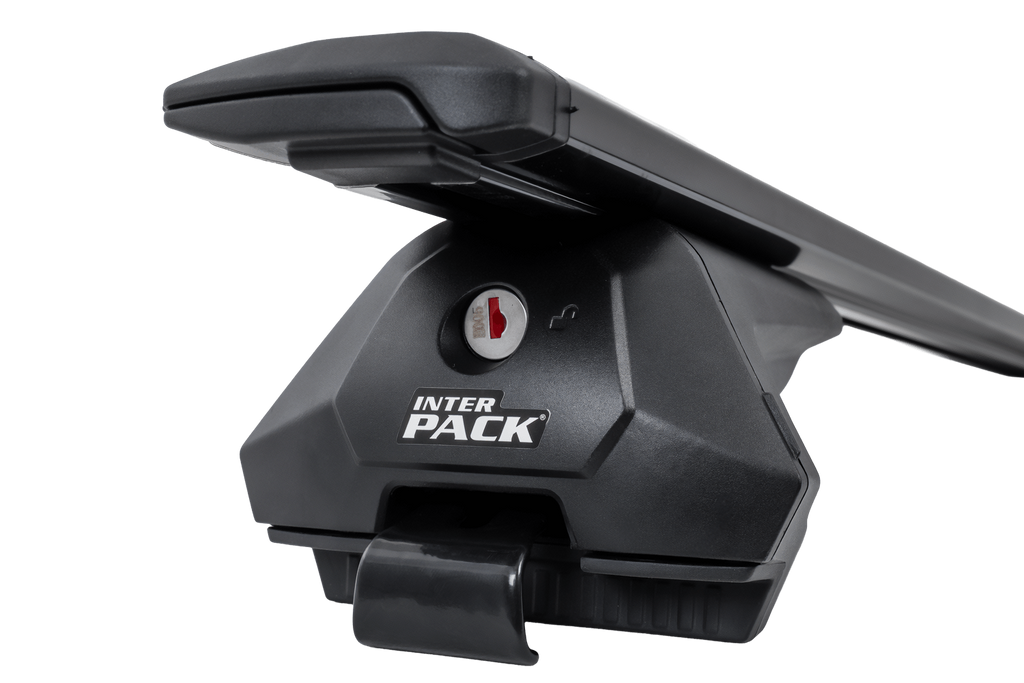 Portapacchi da tetto Inter Pack Virgo IR 120 (G2) con barre integrate (nero)