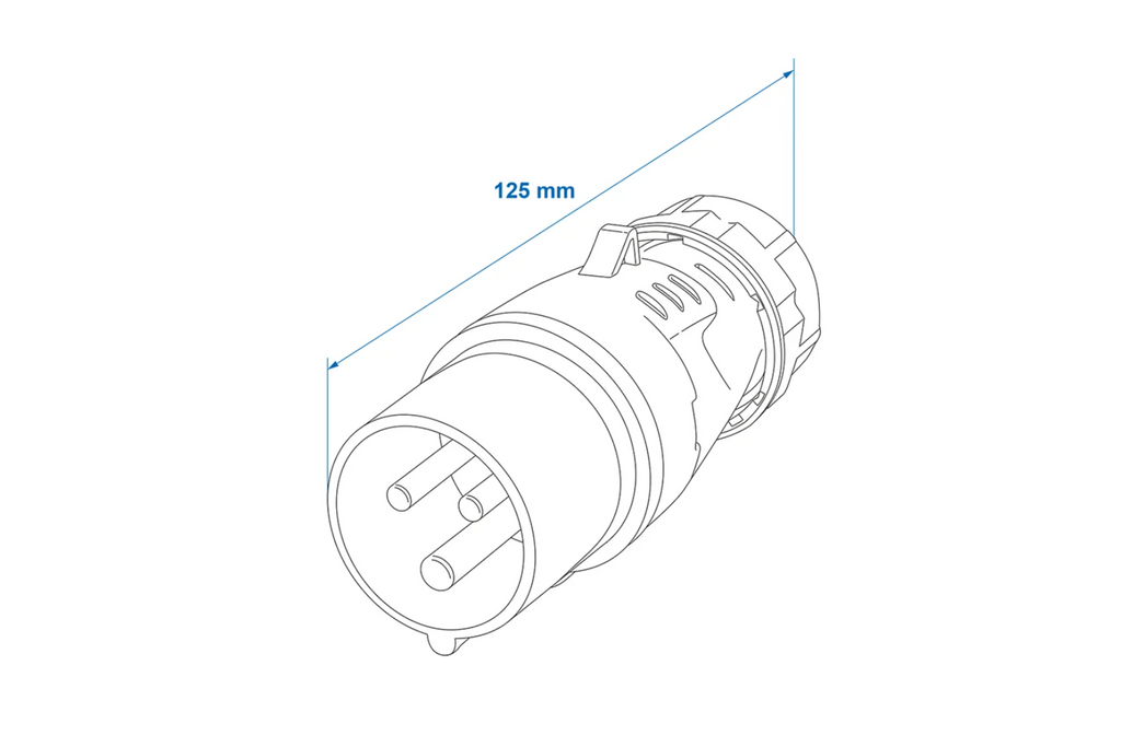 Spina CEE 16A 230V ProPlus 373500 maschio per campeggio