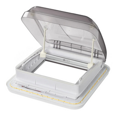 ProPlus 610905V01 Finestra di ventilazione per tetto camper con illuminazione a LED 400x400mm