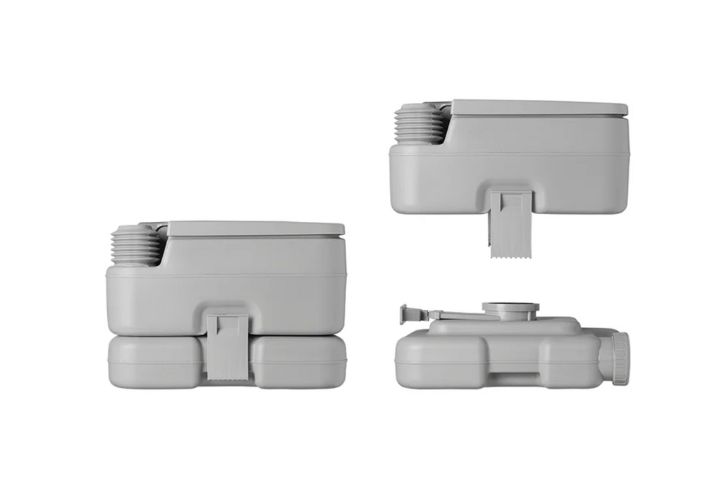 ProPlus 370415CR Toilette portatile da campeggio grigia 10L/10L