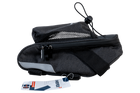PROFEX 82318 Borsa sottosella lunga nera Lux con tasca portaborraccia