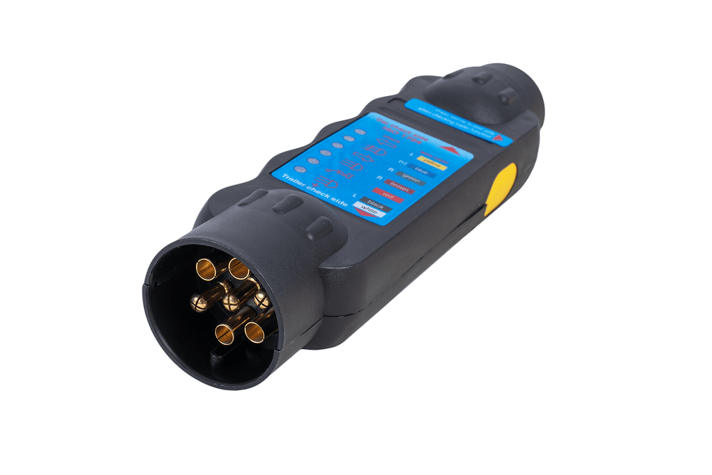 Tester per prese di corrente per rimorchi a 7 pin